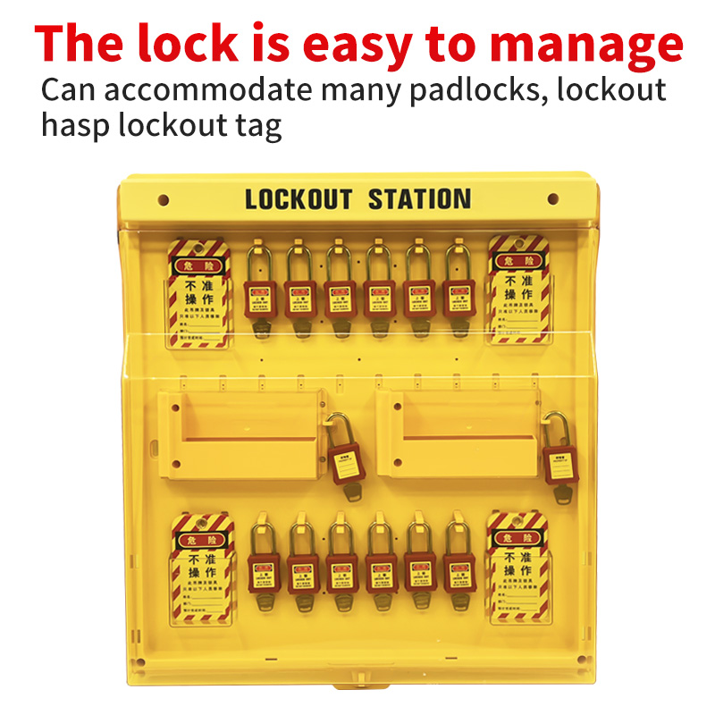Industrial Wall-Mounted Lockout Tagout Station – Complete LOTO Safety Kit