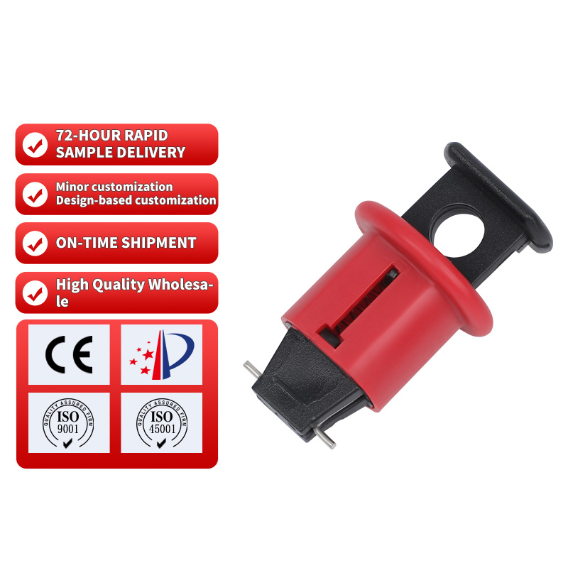 QVAND Clamp-On Circuit Breaker Lockout – Reliable Lockout Tagout Device for Industrial Safety