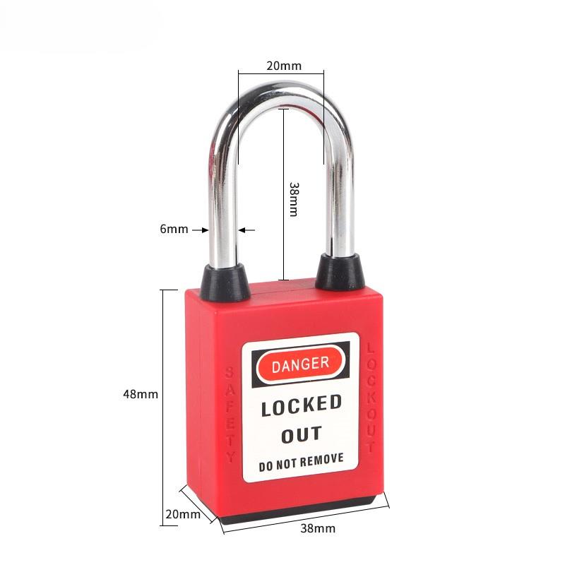 38mm Steel Shackle Dust-proof Safety Padlock