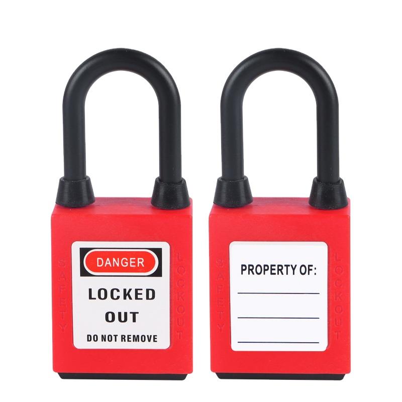 38mm Nylon Shackle Dust-proof Safety Padlock