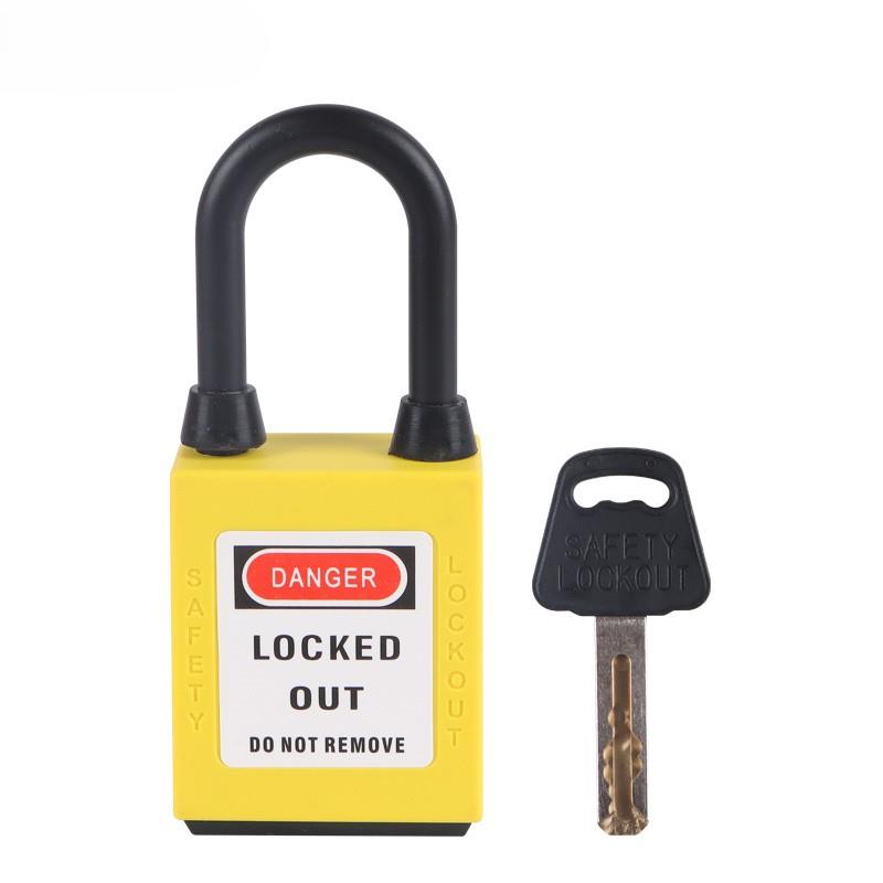 38mm Nylon Shackle Dust-proof Safety Padlock