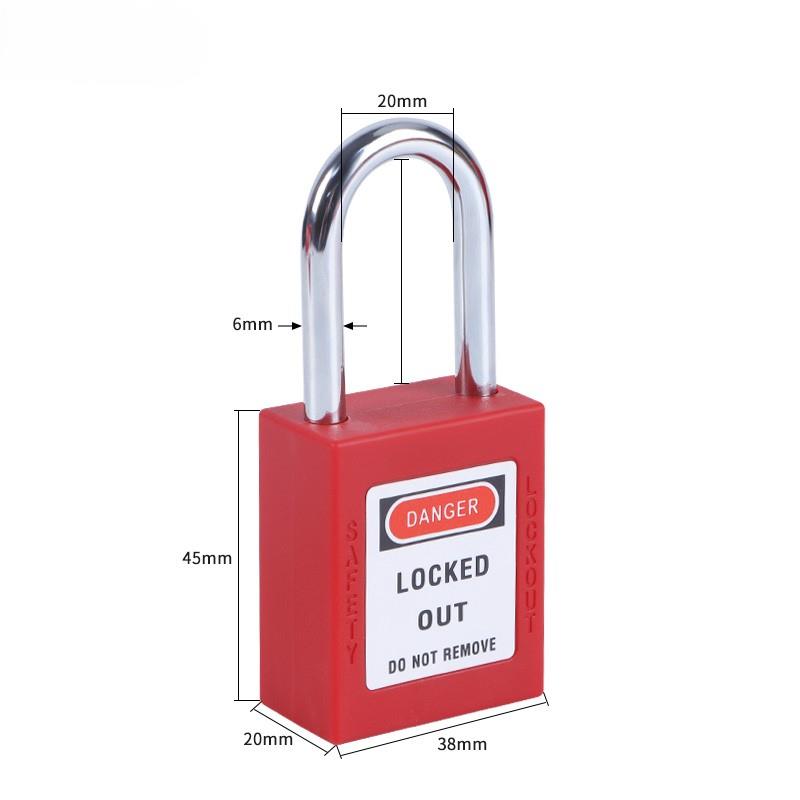 38mm Steel Shackle Safety Padlock