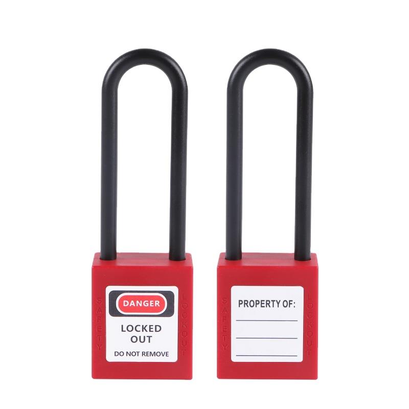 76mm Nylon Shackle Safety Padlock