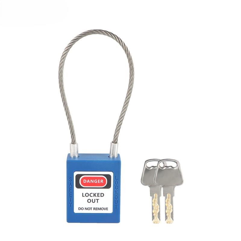 90mm Steel Cable Shackle Safety Padlock