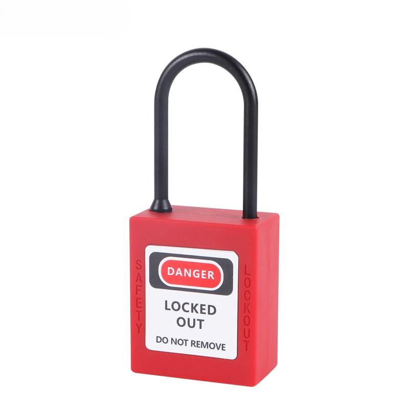 38mm Nylon Shackle Dust-proof Safety Padlock