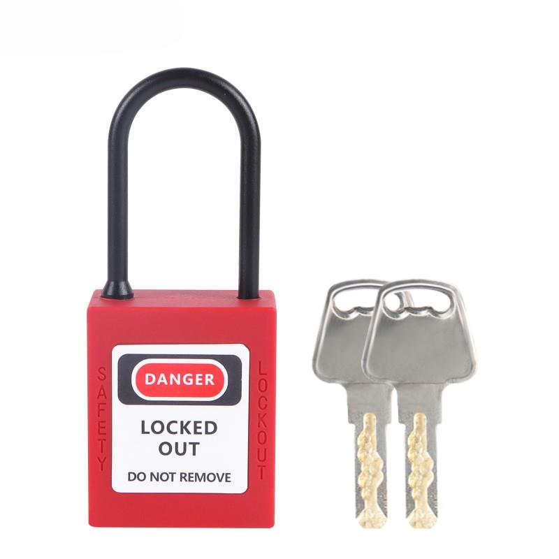 38mm Nylon Shackle Dust-proof Safety Padlock