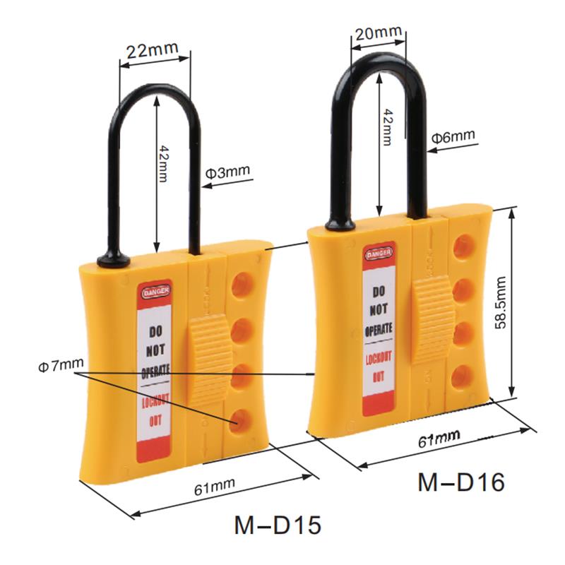 4 Holes Non-conductive HASP Lockout