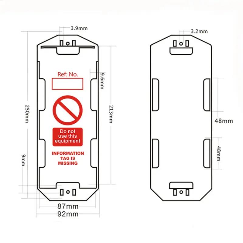 Scaffold holder and tag