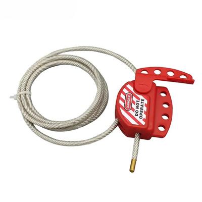 Adjustable cable lockout